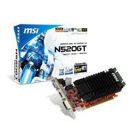 Msi N520GT-MD1GD3H/LP (V263-061R) Msi N520GT-MD1GD3H/LP (V263-061R)